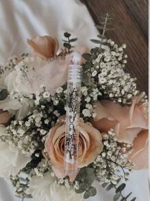 45pcs Wedding Bubble Tube Labels, Personalized Wedding Labels,Wedding Stickers Custom,Bubble Wand Label Clear, Bubbles Wedding Label,Bubble Party Custom Transparent Stickers