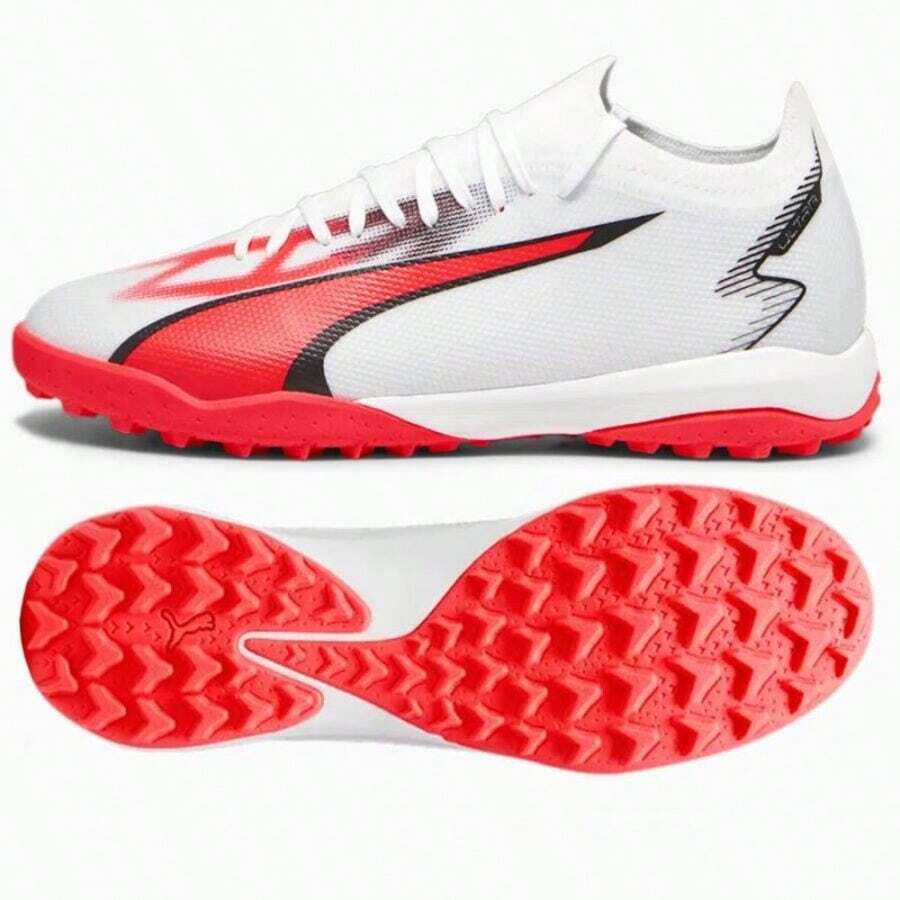 Puma Ultra Match TT M 107521-01 Football Shoes - White - View 1