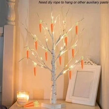 20pcs/10pcs Easter Simulation Artificial Mini Carrot Decoration,For Easter Party Home DIY Decoration Vegetable Carrots Gift