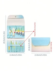 Nail Clipper Set, Stainless Steel Manicure Tools, Nail Care Set, Manicure Set, Unisex Nail Grooming Set, Professional Manicure & Pedicure Set (All Shell Colors Random) - Multicolor - View 14