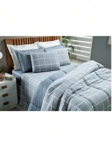 Micro Percale Double Duvet 2.20 X 2.40 M 400 Thread Count - Comfort & Elegance - Print 20 - View 2