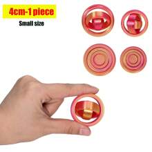 1 件 3.5-6 厘米全新 3D 打印旋转球玩具 O 形陀螺仪重力旋转缓解焦虑减压酷玩具树脂材料