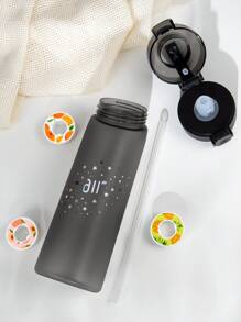 1pc Star Print Sports Water Bottle With 1pc Random Round Flavor Pod, Fruit Drink Flavor Pod, Outdoor Sports Creative Water Cup, Suitable For Fitness And Outdoor Sports, Fashionable Drinking Water Bottle, Birthday Gift - (Flavor Pods Only Improve The Sense Of Smell, Not Change The Taste) Does Not Change The Taste Of The Water, Just Makes It Smell Good - Multicolor - View 10