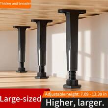 mupingmian 4PCS(7.09"~13.39") Adjustable Bed Frame Support Legs, Frame Center Slats Heavy Support Leg, Durable Furniture Suport Legs For Frame/Sofa/Dresser/Table, Legs Furniture Replacement Parts, - Chiều cao (7,09"~13,39") 4 CÁI - Xem 3
