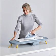 Joseph Joseph Folding Tabletop Ironing Board With Iron Holder, Compact, Space-Saving, Grey/Yellow - 灰/黃 - 查看 6