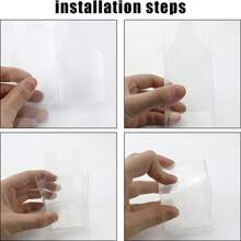 50 件透明塑料礼品盒，马卡龙纸杯蛋糕糖果香皂单独包装盒，适用于婚礼派对情人节新年 - 透明 - 查看 7