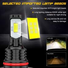 4x White For HondaCivic 2006 2007 2008 2009-2011 LED Headlight High Low Beam Bulbs Combo Kit