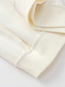 Balabala 女孩印花運動衫，甜美可愛的春季上衣 - 白色調 - 查看 6