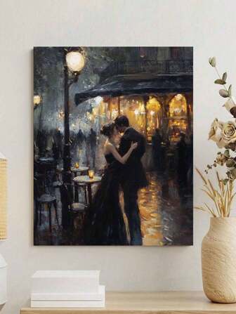 لوحة رقمية لموضوع الأزواج في باريس: أشعل الحياة الإبداعية، صور عالم ملون. لوحة رقمية DIY، ابدأ رحلتك الفنية. إنها المزيج الكامل من الإبداع والمتعة، خيار ممتاز للتفاعل وتبادل الأزواج والاسترخاء الشخصي. قماش عالي الجودة، نسيج ناعم، يحمل أحلامك الفنية.