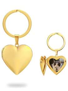 Llavero personalizado de acero inoxidable, regalo para amante, aniversario, Navidad, Día de San Valentín, Halloween, Día de la Madre, Día del Padre