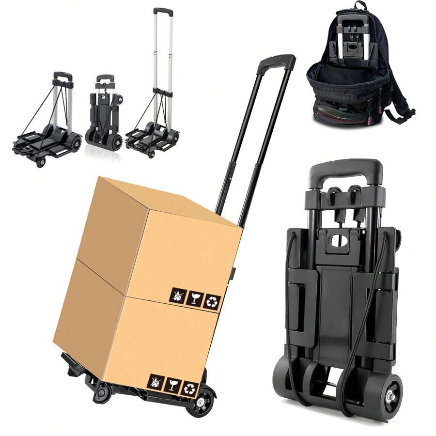Platform Cart Dolly Folding Moving Warehouse Push Hand Truck Trolley Cart