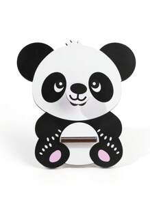 1个创意熊猫时尚眼镜收纳架，可拆卸木质眼镜展示架，可爱熊猫造型眼镜整理架，梳妆台眼镜架 - 貓熊 - 查看 3