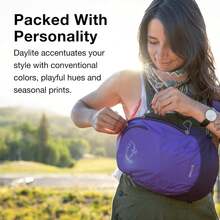 Valentine's Day Bolsas Gift Osprey Daylite Shoulder Sling Bag – Compact Crossbody Backpack For Everyday Carry, Festivals, And Lightweight Travel - 欣快流動印花/聲波灰 - 查看 6