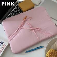 1PC Korean Ins Blogger Pink Butterfly End Mouth Tablet Wewnętrzna torba 11/13 cala Przechowywanie laptopa