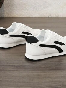 Nuevos tenis de mujer para primavera y otoño, estilo callejero, transpirables, suela gruesa de plataforma, color block, versátiles, calzado deportivo casual