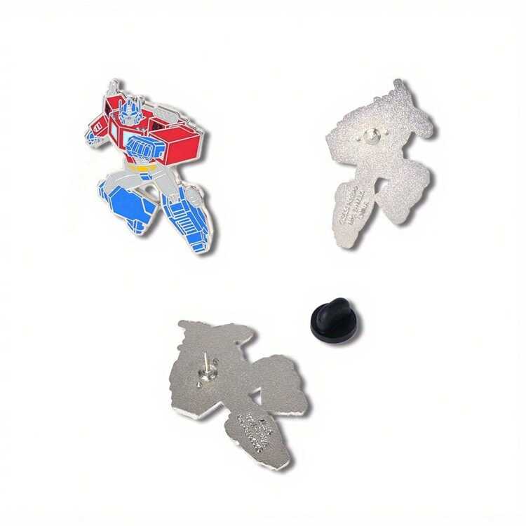 Hasbro 1 件变形金刚官方授权英雄汽车人别针酷炫胸针精致装饰衣服帽子背包书桌笔袋徽章生日婚礼节日礼物送给家人和朋友 - 彩色 - 查看 3