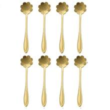 2/8/12/16 件心形不锈钢咖啡勺，适合家庭厨房、餐厅、酒店、节日派对、情人节返校礼物 - 金色 - 查看 20