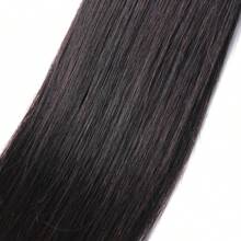 Bundel Rambut Manusia Lurus 14 Inci, Rambut Perawan Brasil yang Belum Diproses, Rambut Manusia untuk Wanita, Ekstensi Rambut Manusia Remy Brasil, Warna Hitam Alami - Alami & Hitam - View 5