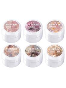 MORDDA 6片装 5克猫肉垫，适用于猫眼磁性凝胶指甲油，可卸UV美甲油，持久闪亮，新年礼物 - 含磁性棒 - 彩色 - 查看 8