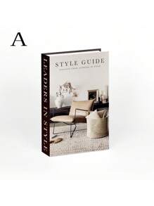 1pc Foldable Fake Book Decor, Realistic Looking Book For Cafe, Hotel, Living Room Decoration - Multicolor - View 8
