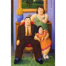 1pc Vintage Fernando Botero Art Dik Persoon Canvas Schilderij Paar Dansende Prints Muurschildering Grappige Figuren Muurkunst Poster Voor Woonkamer Decor Geen Lijst