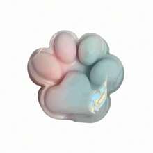1pc Cute TPR Gradient Taba Squishy Cat Paw Squeeze Toys Slow Rebound Stress Relief Decompression - Multicolor - View 2