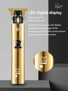 男士专业理发器、理发剪、胡须修剪器、理发套装、节日礼物 - 彩色 - 查看 8