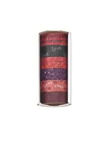 6 Rolls/18 Rolls, Retro Romantic Valentine's Day Washi Tape Set, Love And Love Pattern Design Creative Sticker Rolls, Suitable For Scrapbook Decoration Holiday Card Decoration Card Making - Handbook Gifts For Friends Back To School