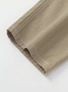 Balabala 男童貨運牛仔褲，時尚春季長褲 - 駝色 - 查看 6