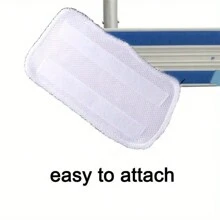 1pc White Microfiber Replacement Pad, Suitable For Shark Steam Mop - Washable And Reusable, Highly Absorbent, Easy To Install - Compatible With S3251, S3101, XT3010 And More - Multicolor - View 4