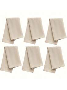 Guardanapos casuais de cor sólida, 2/6/12 peças, laváveis, adequados para casamento, dia dos namorados, casa, uso diário, festa, respiráveis e leves, primavera/verão