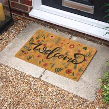 Floral Welcome-Doormats Front-Door - Spring Flower Home Decor Indoor-Mats Summer Non-Slip Seasonal Doormats  (Welcome-Flower) - Welcome-flower - View 4
