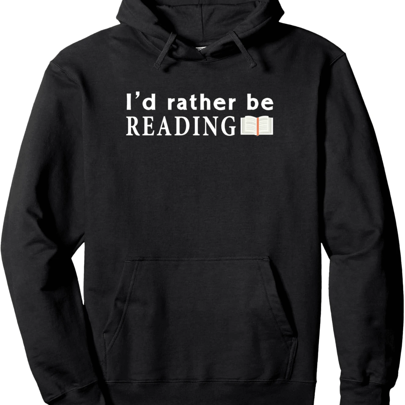 Reading Book Lover I D Rather Be Reading Bookworm Funny Pullover Hoodie