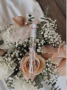 45pcs Wedding Bubble Tube Labels, Personalized Wedding Labels, Wedding Stickers Custom, Bubble Wand Label Clear, Bubbles Wedding Label, Bubble Party Custom Transparent Stickers, Multi-Functional High-Quality, Cute, Vintage, Custom, Personalized, Unique, Ideal Gifts For Him, Ideal Gifts For Her, Her, Girlfriend, Family, Friends, Son, School Students, Workers, Kids, Dining Room, Bathroom, Living Room, Bedroom, Office, Tea Room, School, Home, For Anniversaries, For Birthdays, For Weddings, For Graduation, For Housewarming,Wedding Essentials,Customized Wedding Crafts,Warm Ambience - Multicolor - View 9