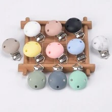 Juego de 4/6/11 pinzas de silicona de colores vibrantes - Diseño redondo de tres orificios para manualidades de joyería DIY - Accesorios perfectos para proyectos de artesanía creativa, incluidos colores surtidos - Clip de silicona de tres agujeros - Ver 3