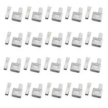 20pcs Premium Metal Zipper Sliders In Golden, Silvery, Bronze & Black - Smooth For DIY Clothing And Luggage Repair