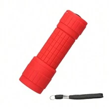 1 pieza Linterna súper brillante de ABS, linterna portátil de plástico LED mini, iluminación para regalo transfronterizo