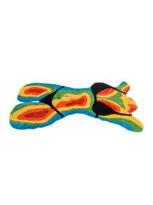 WeRugz WeRugz Plush Thermal Body Bikini Girl Art Area Rug - Kleurrijk, zacht en comfortabel getuft tapijt met antislip TPR-achterkant voor woonkamer en slaapkamer, woondecoratie, 1 st.