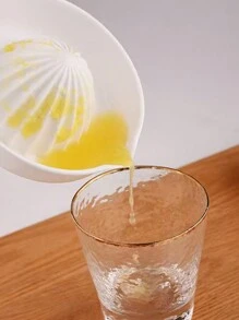 1 件装手动水果蔬菜榨汁机，多功能小型柑橘橙子柠檬榨汁机，适合家庭使用 - 彩色 - 查看 6