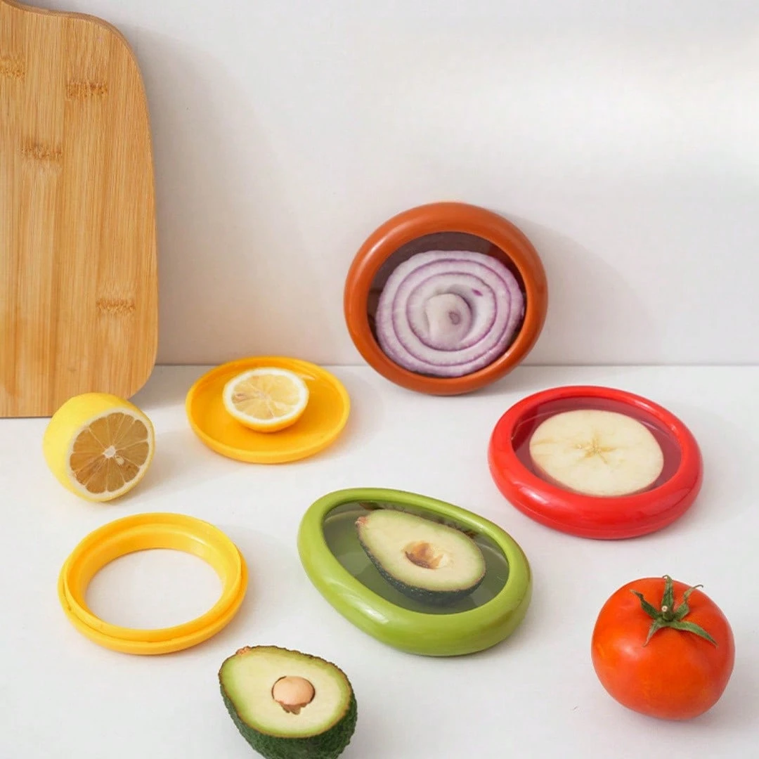 Lot De 3 Boîtes De Conservation Alimentaire 5L Vert Sauge - Pour Pommes De Terre, Oignons, Légumes