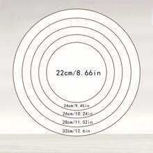 1 Piece, Rustic Style Wooden Welcome Wreath Sign, Pink Flower Farm Decoration, Circular Wall Listing, Manufactured Wood, English Text, Multi-Purpose Home And Outdoor Use, Spring And Summer Decoration