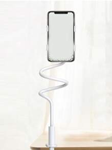 Mobile Phone Holder Stand Portable Flexible Bed Desktop Bracket Mount Stand Base Bracket Support Gift For Birthday/Valentines/Boy/Girlfriends - White - View 4