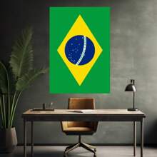 1 cái/2 cái Tự dính Nghệ thuật treo tường lễ hội hóa trang Brazil cổ điển Trang trí nhà cửa, Cờ Brazil, Bản đồ nghệ thuật Brazil, Bay xuống Rio Brazil - Áp phích tượng Chúa Kitô Cứu Thế, Áp phích học sinh, Cho phòng khách, phòng ngủ, văn phòng, nhà bếp, nhà hàng, trang trí tường quán bar, Tác phẩm nghệ thuật in, Thiết kế tự dính, Dễ lắp đặt - Nhiều màu - Xem 21