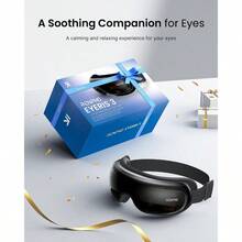 RENPHO Eyeris 3 - Masajeador de Ojos con Calor Controlado con voz en ingles, Máscara de Ojos Calentable con Ajuste de Masaje DIY, Dispositivos Oculares con Música Bluetooth para Alivio de Migrañas, Relajación, Ojeras, Regalos Ideales - 1 - Ver 5