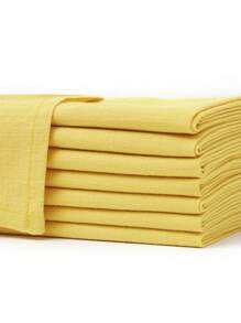 Guardanapos casuais de cor sólida, 2/6/12 peças, laváveis, adequados para casamento, dia dos namorados, casa, uso diário, festa, respiráveis e leves, primavera/verão