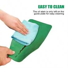 Herramienta de Drenaje Flexible, Embudo Plegable para Coche, Placa Guía de Aceite, Herramientas de Llenado de Aceite de Motor de Motocicleta y Camión, Accesorios de Gasolina - Verde - Ver 2
