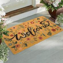 Floral Welcome-Doormats Front-Door - Spring Flower Home Decor Indoor-Mats Summer Non-Slip Seasonal Doormats  (Welcome-Flower) - Welcome-flower - View 3