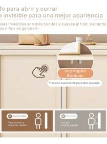 Zapatera Organizador Blanco Zapatero Organizador 3 Puertas - Camel - Ver 4