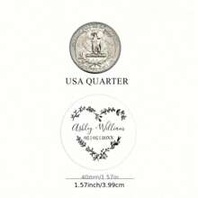 35 pièces Autocollants transparents personnalisés - 6 styles, Couronne florale bohème, Monogramme botanique de mariage, Étiquettes autocollantes personnalisées pour les faveurs de baptême, les décorations de mariage dorées, les cadeaux personnalisés, les décorations personnalisées, les anniversaires, les mariages