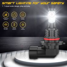 4x White For HondaCivic 2006 2007 2008 2009-2011 LED Headlight High Low Beam Bulbs Combo Kit